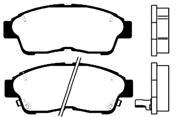 KAVO PARTS Комплект тормозных колодок, дисковый тормоз BP-9026